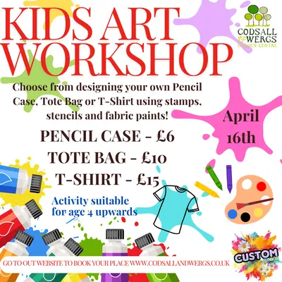 Easter Art Workshop with Custom Junkie