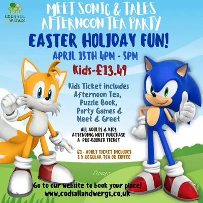 Sonic and Tales Kids Afternoon Tea Party