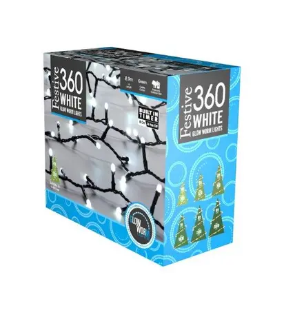 360 Glow-Worm Lights - White