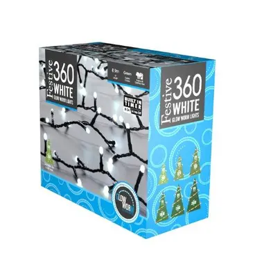 360 Glow-Worm Lights - White