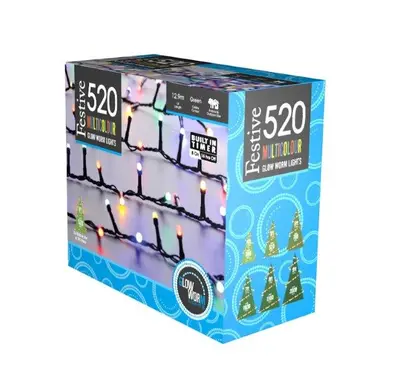 520 Glow-Worm Lights - Multi