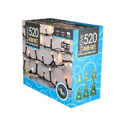 520 Glow-Worm Lights - Warm White