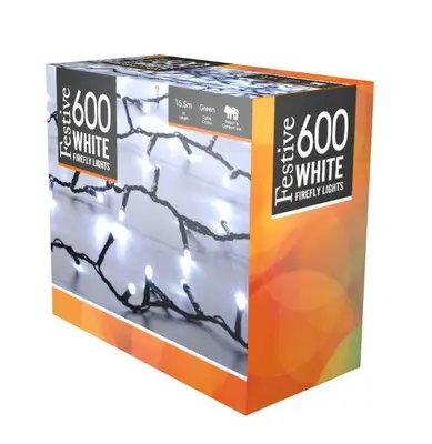 600 Firefly Lights - White