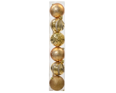 Bauble shatterproof gold mix - image 1