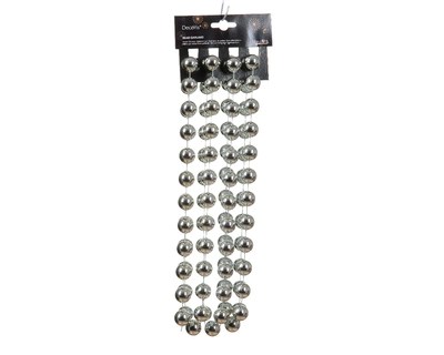 Bead garland silver shimmer - image 1