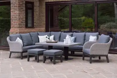 Chillington Cosy Corner Lounge Set plus Armchair (Anthracite)