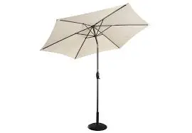 Hartman Balearic Market 2.7m Round Parasol - Dove