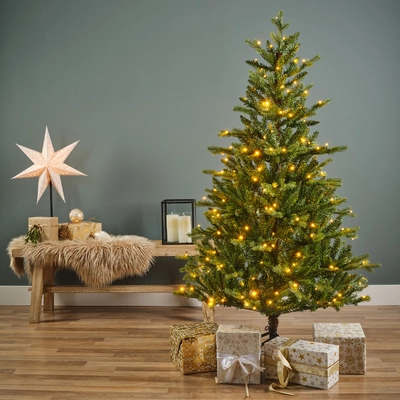 Kaemingk Everlands Allison Pine Artificial Tree  2.4m/8ft Pre-Lit - image 1