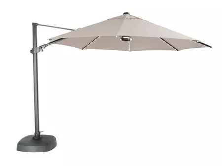 Kettler 3.5m Free Arm - with LED LIghting & Speaker Grey frame / Stone Canopy - image 1