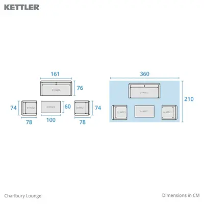Kettler Charlbury Signature Lounge Set - image 6