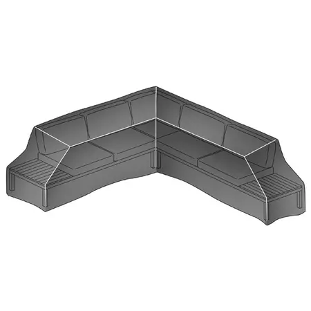 Kettler Elba Low Lounge (standard corner) - Protective Corner - image 2