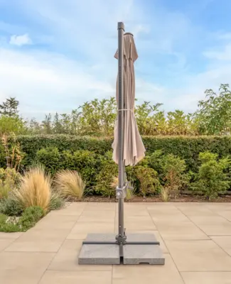 Kettler Orion 3x3 Cantilever Parasol Grey/Slate