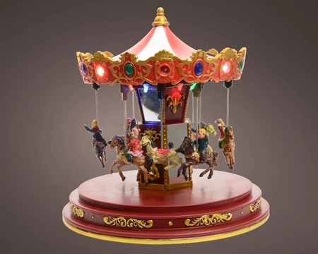 Lumineo Village Carousel Scene - Multi LED - image 1