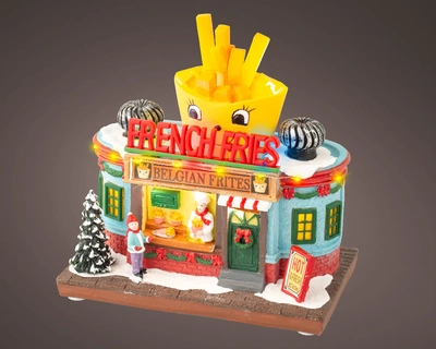 Lumineo Village Fries Shop Scene - Multi LED - image 1