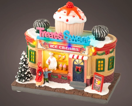 Lumineo Village Ice Cream Shop Scene - Multi LED - image 1