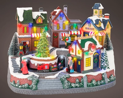 Lumineo Village Town Square scene - Multi LED - image 1