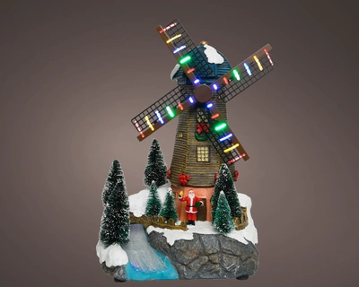 Lumineo Village Windmill Scene - Multi LED - image 1