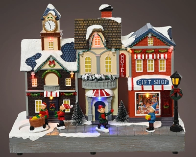 Lumineo Village Xmas Street Scene - Multi LED - image 1