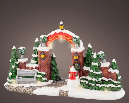 Lumineo Village Xmas Village Scene - Warm White LED - image 1