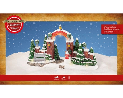 Lumineo Village Xmas Village Scene - Warm White LED - image 2