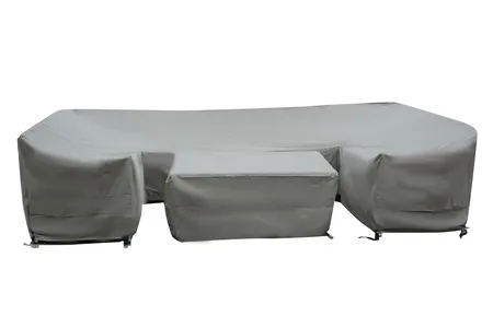 Monterey U Shaped Modular Sofa & Rectangle Coffee Table Firepit Set Covers - image 1