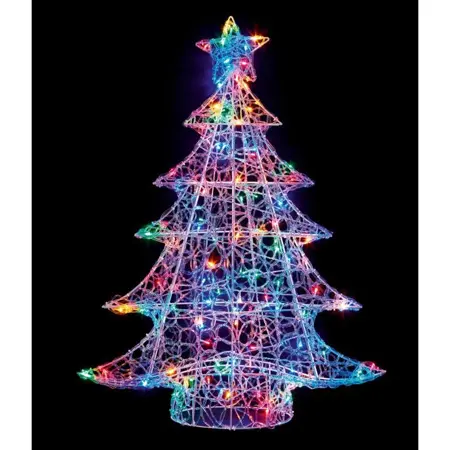 Premier 1M Soft Acrylic Christmas Tree - 120 MULTI LED