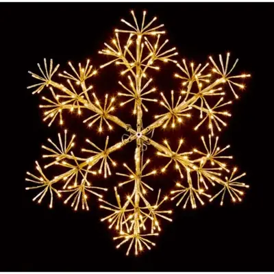 Premier  60cm Rose Gold Starburst Snowflake