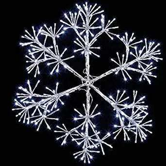 Premier 60cm White Starburst Snowflake